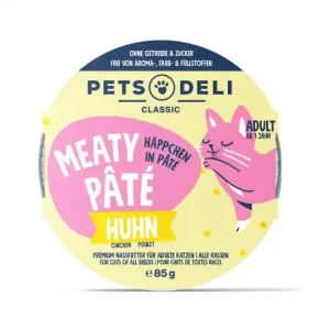 Abverkauf Pets Deli Paté Huhn 85 Gramm Katzennassfutter